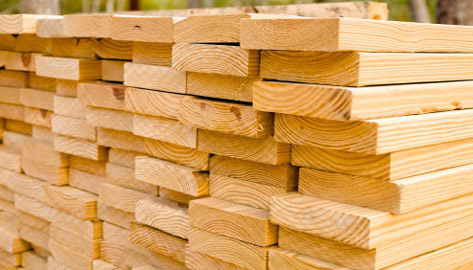 Lumber pile